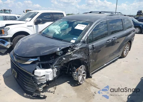 2025 Toyota Sienna Xle/Xle 8 Passenger из США, поврежденный, VIN 5TDJRKEC7SS253213
